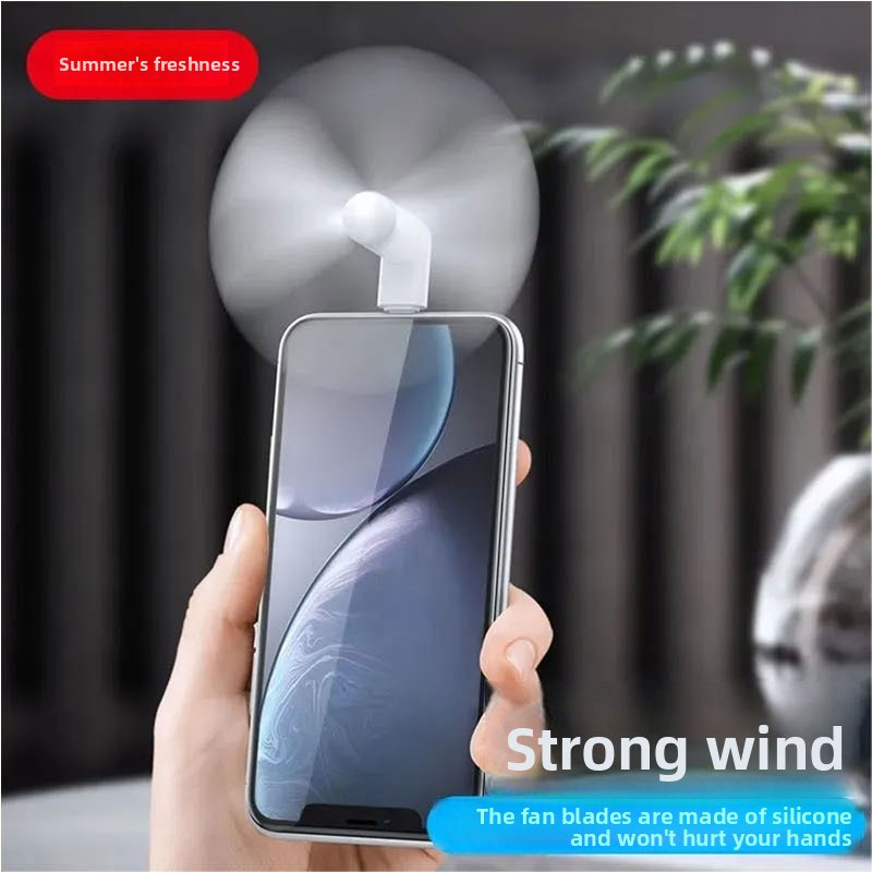 Outdoor Power Fan - Mini Ventilatore per Telefono Tipo C,