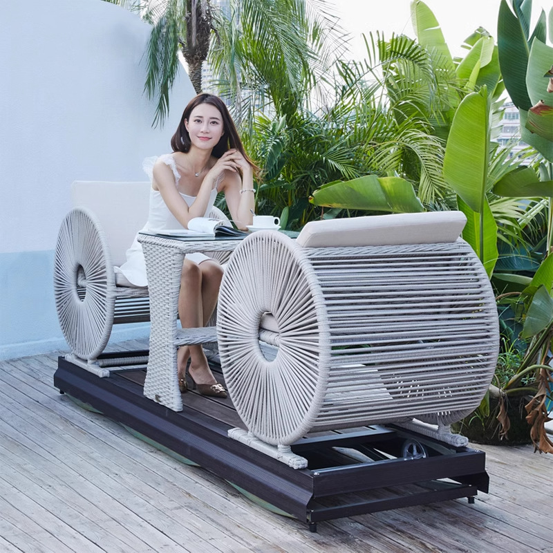 Outdoor Power Recliner - Moderna Sedia a Dondolo Impermeabile a