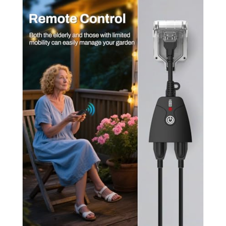 Presa Elettrica da Esterno con - Outdoor Power Outlet With Remote Control recensione e prezzo