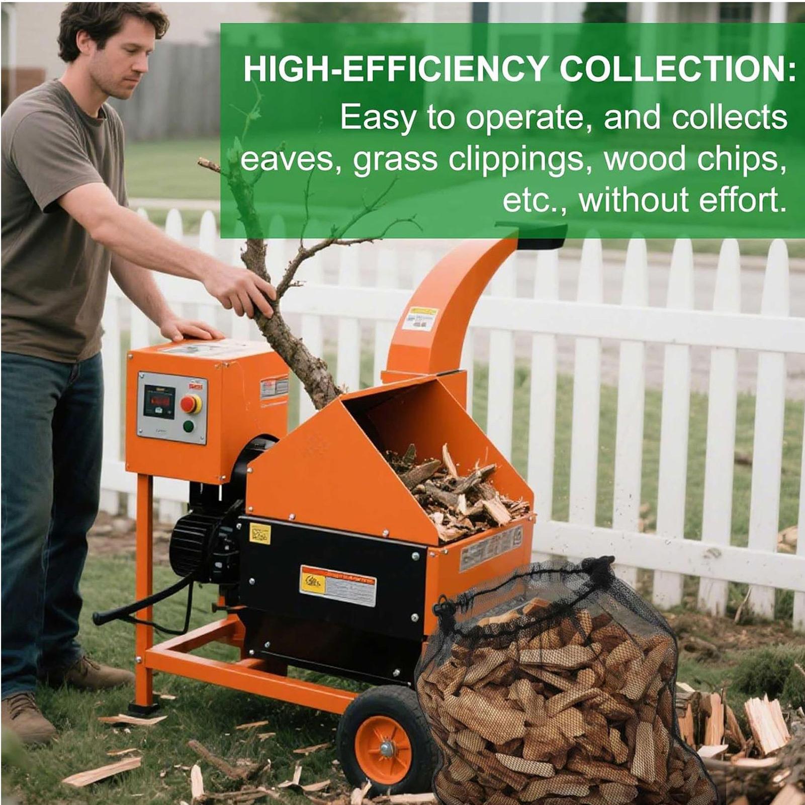 Borsa per la raccolta di cippa - Garden Shredder Chipper recensione e prezzo