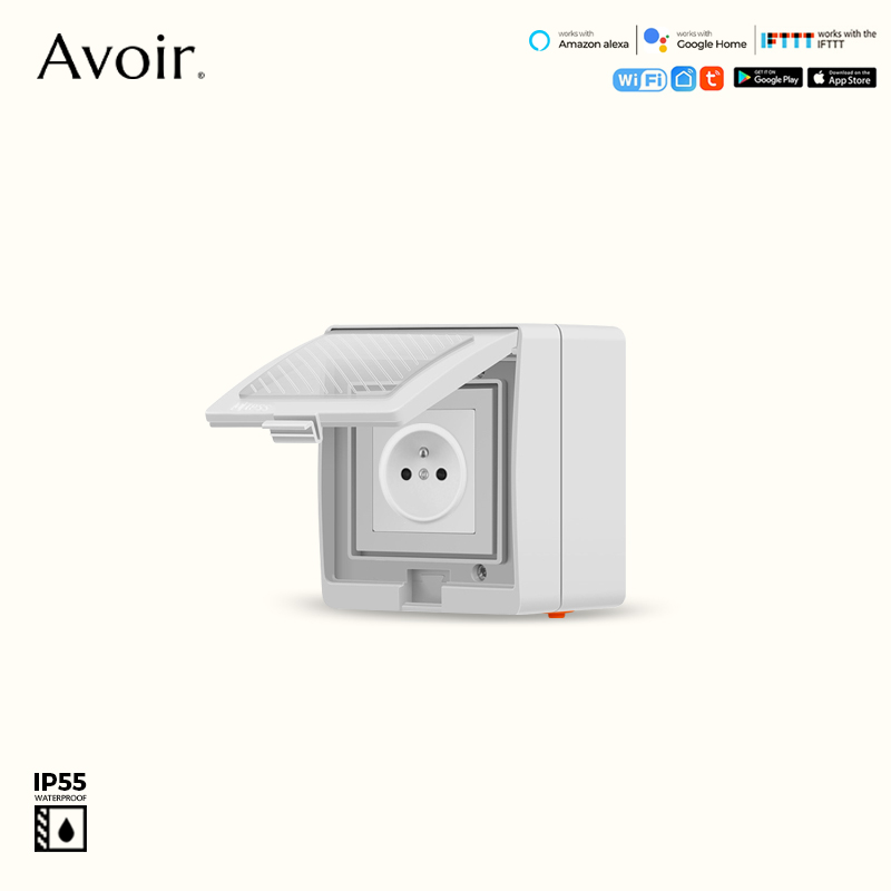 Avoir IP55 Tuya Wifi prese ele - Outdoor Power Outlet With Remote Control recensione e prezzo