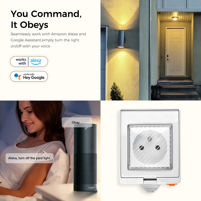 Avoir IP55 Tuya Wifi prese ele - Outdoor Power Outlet With Remote Control recensione e prezzo