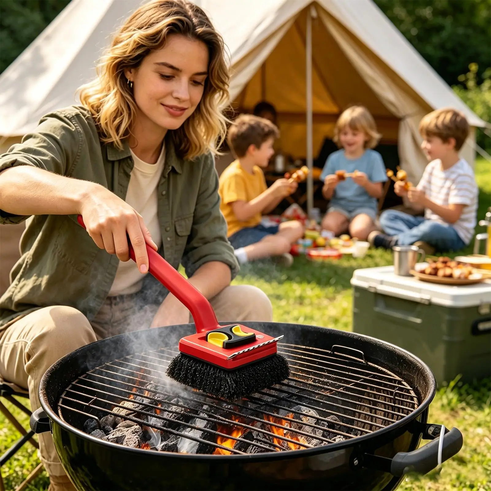 Spazzola Elettrica per Griglia - Outdoor Power Brush recensione e prezzo