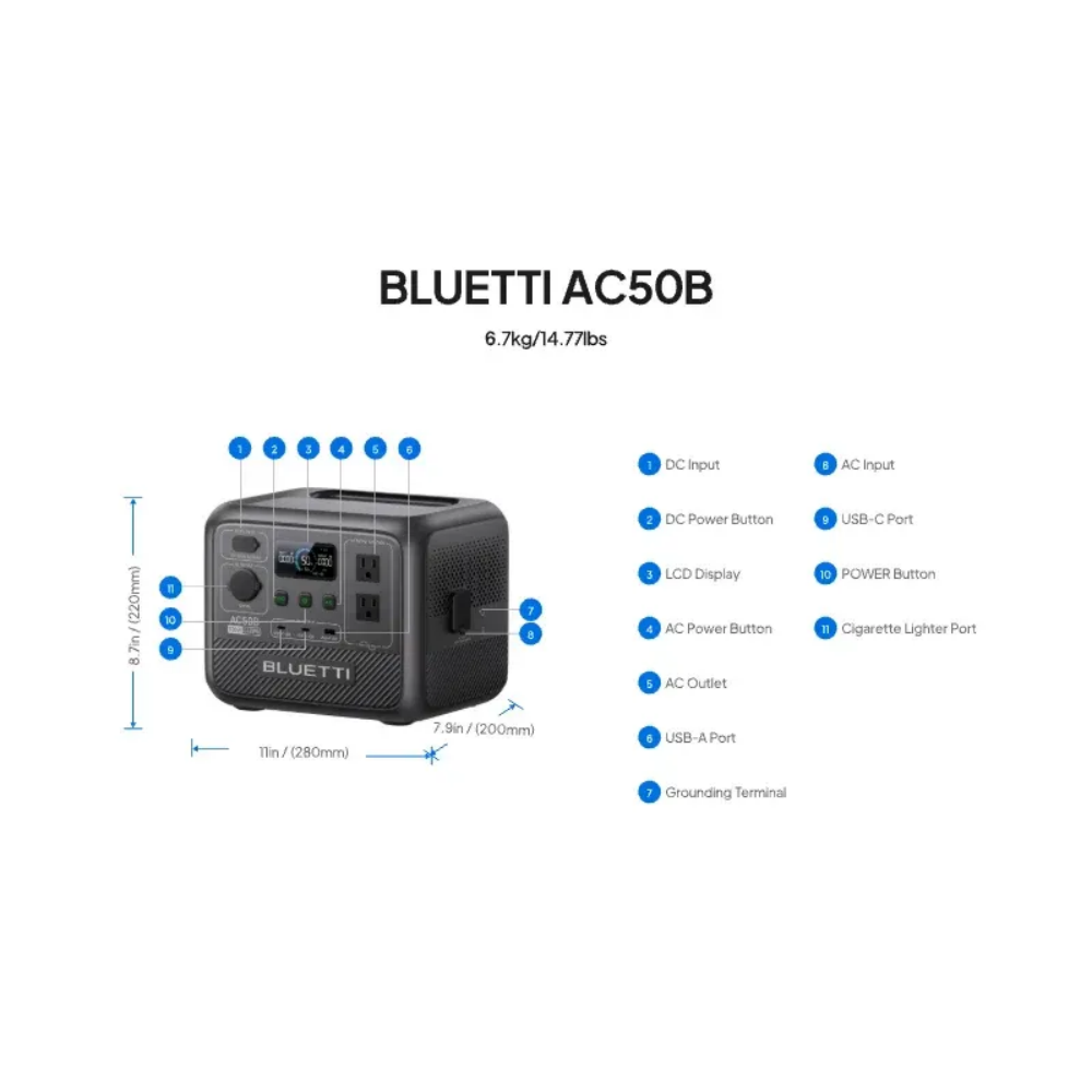 BLUETTI AC50B Stazione di Alim - Outdoor Power Wash recensione e prezzo
