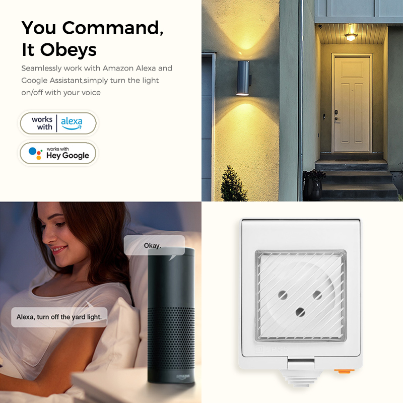 Av80-israele Tuya Smart Socket - Outdoor Power Outlet With Remote Control recensione e prezzo