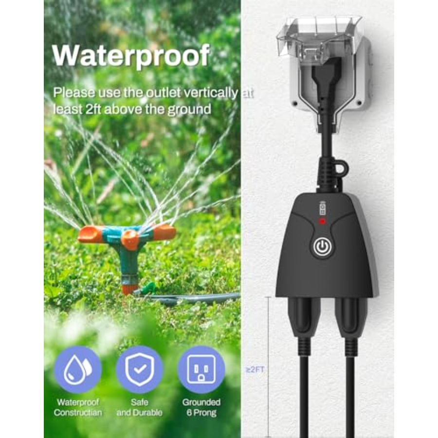 Presa Elettrica da Esterno con - Outdoor Power Outlet With Remote Control recensione e prezzo